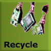 Ohranhaenger mit recycle Elementen